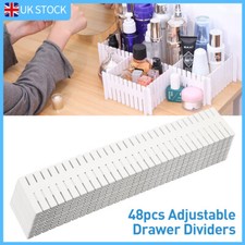 48x Drawer Dividers Organiser