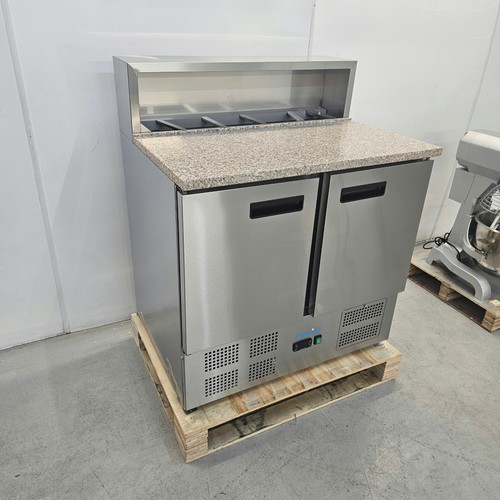 Prep counter fridge pizza 288l - prep,
