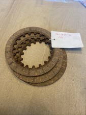 3X Genuine Yamaha PW80 V50 T50 Clutch Friction Plates. 116-16521-00 NOS