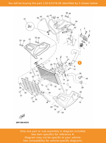 Yamaha hose 11d e2578 00 - yamaha,