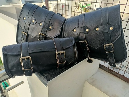 Motorcycle panniers leather - panniers,