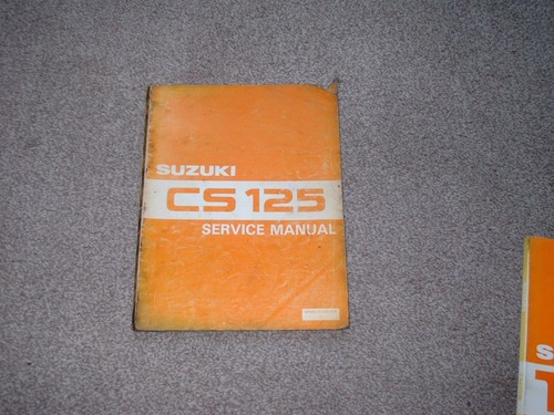 Genuine suzuki cs125 workshop - genuine,