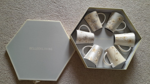 New boxed set belleek - set, 4