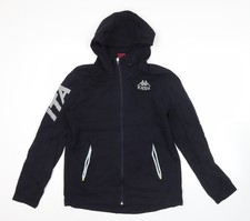 Kappa Mens Black Full Zip