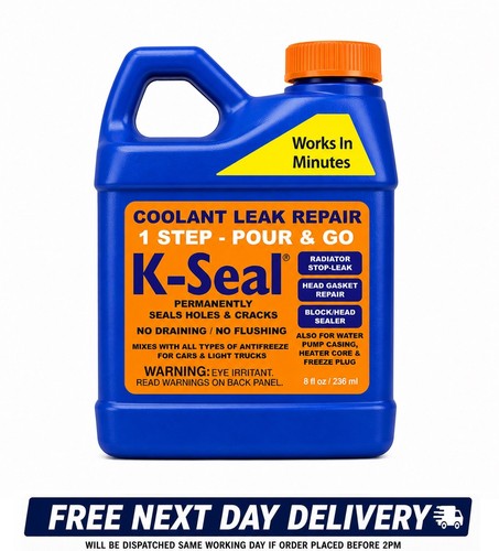 Seal permanent coolant - k-seal, leak