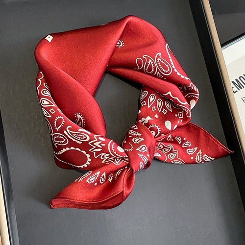 Mulberry silk square scarf - 21",