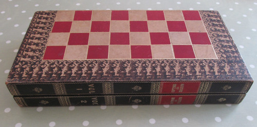 Antique leather faux book - antique,