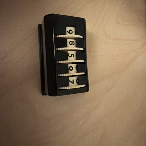 Vintage petrol mileage counter - vintage,