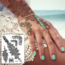 Henna Temporary Tattoo Set -