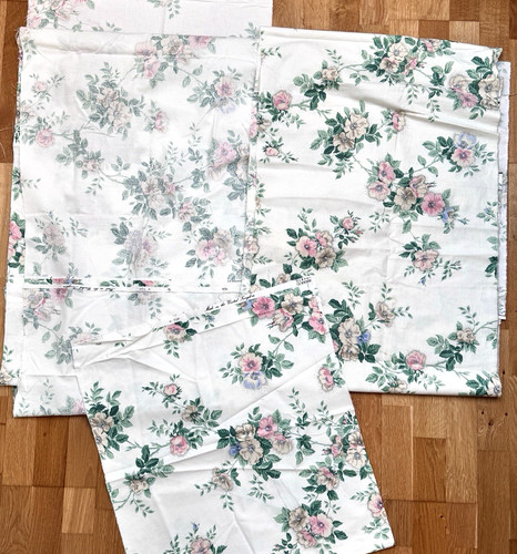 Floral cotton fabric - cotton, sanderson