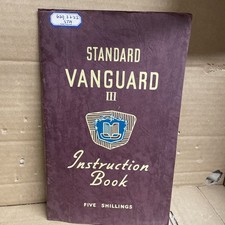 Standard Vanguard 111 Owner's