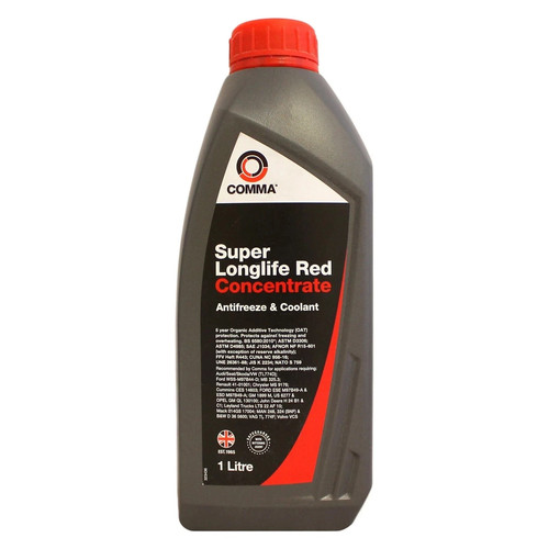 Comma super longlife red car - super,