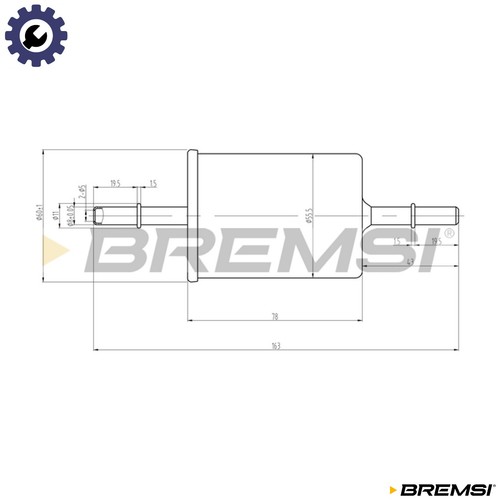 Fuel filter fe0062 for skoda - fe0062,