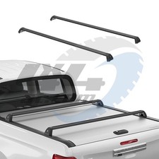 Nissan Navara NP300 Mountain Top Roll Black Cross Bars