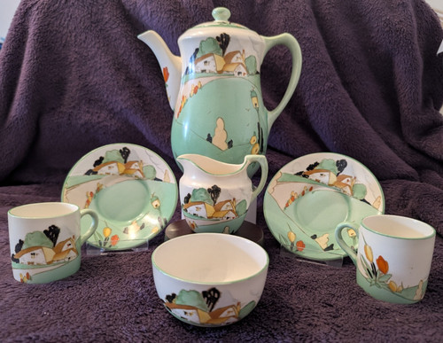 Piece art deco set - art,