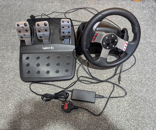 Logitech g27 wheel pedals and - wheel,,