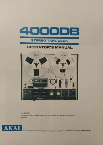 Akai 4000db reel to - reel,