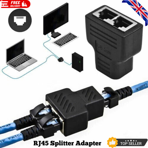 Rj45 splitter adapter lan - splitter,