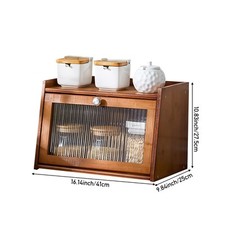 2 3 Tier Small Storage Cabinet Desktop Wood Display Box Table Top Makeup Case UK