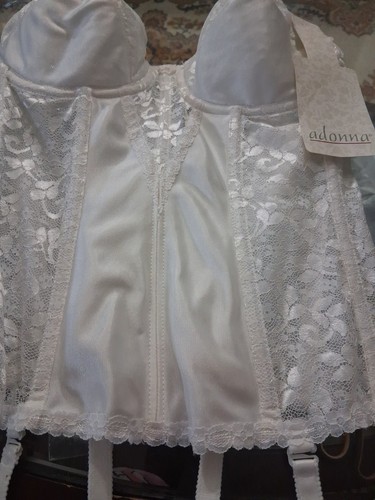 Adonna white corselette - white, 4