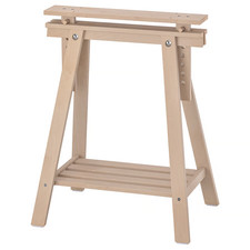 IKEA MITTBACK Trestle  Birch Adjustable Workbench Support 58×70/93 cm
