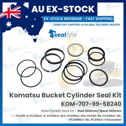 Komatsu bucket cylinder seal - cylinder,