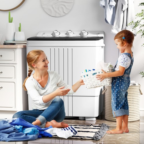 Compact washing machine twin - machine,
