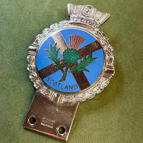 Scotland car badge r gaunt - badge,, j
