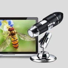 USB Digital Microscope Adjustable Stand LED Lights Magnifier Digital Microscopes