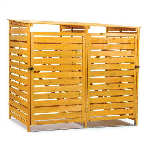 Double wheelie bin storage - double,