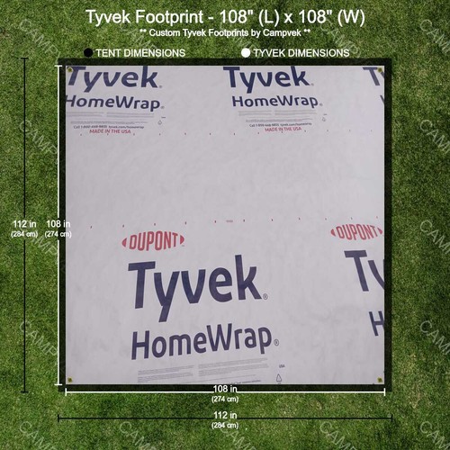 Tyvek footprint - 9', 9'