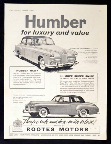 Humber super snipe - super,