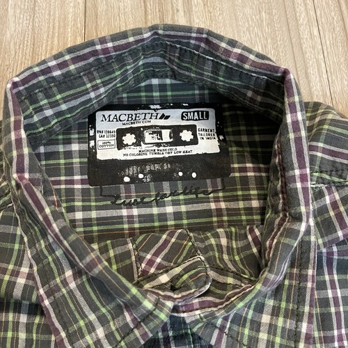 Vintage macbeth footwear plaid - macbeth,