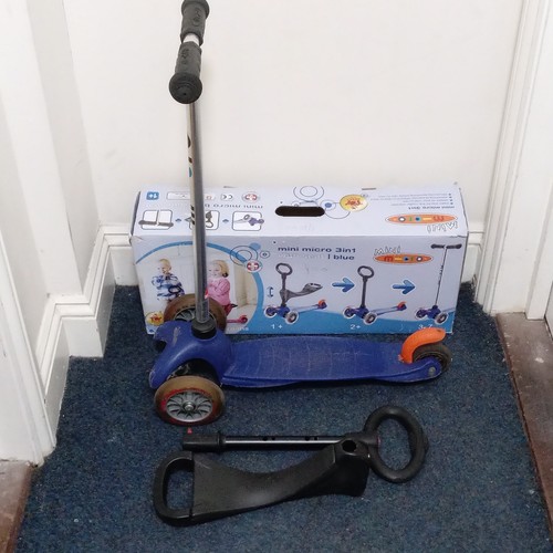 Mini micro scooter - micro, blue