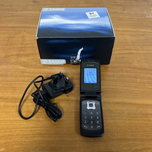 Sagem my411c black flip mobile - sagem,