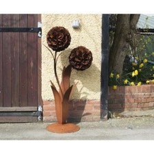 Large Dual Flower Rustic