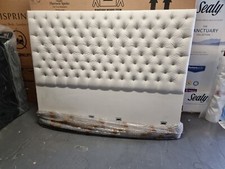 Vi Spring ALDO EMPEROR SIZE Headboard LUX VELVET FABRIC RRP £2900 FULL DEPTH