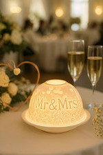 Small Lithophane Dome Tealight