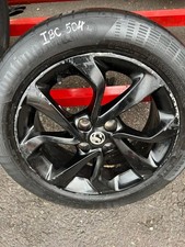2015-19 VAUXHALL CORSA E 16" INCH 4 STUD BLACK ALLOY WHEEL 6.5JX16 ibc504
