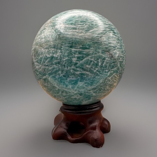 Crystal sphere amazonite ball - amazonite,
