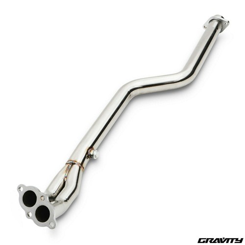 Stainless steel exhaust - steel, centre