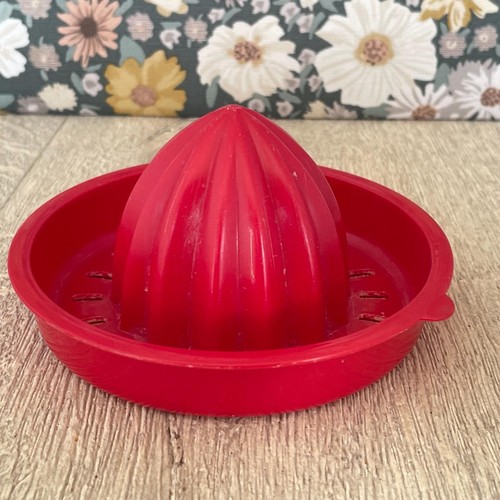 Red plastic lemon citrus - plastic, /