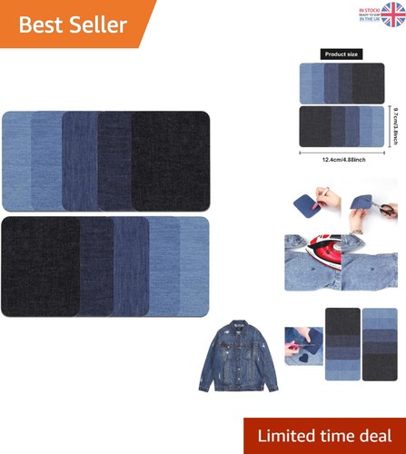 10pcs iron denim patches - 10pcs,