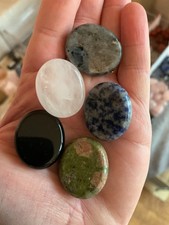 5 x  Small worry stone (30 mm)