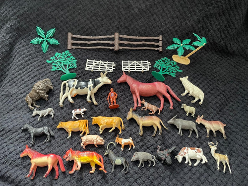 Farm playset miniatures - farm,