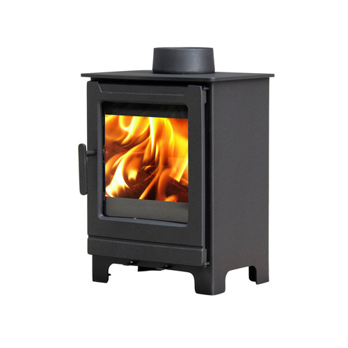 Wood burning stove log - burning,