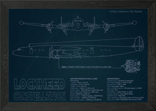 Lockheed Constellation Framed