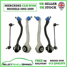 NEW MERCEDES CLK W209 DRIVERS & PASSENGER FRONT SUSPENSION ARM SET 2002-2009