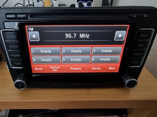 Radio head unit navigation - vw,