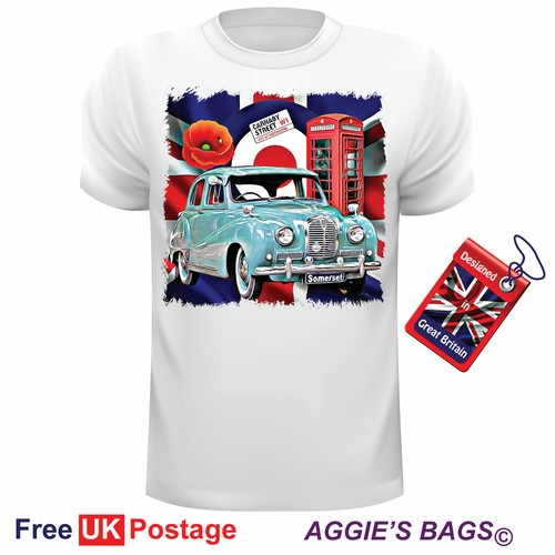 Car art classic austin a40 - car,